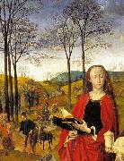 Sts Margaret and Mary Magdalene with Maria Portinari Hugo van der Goes